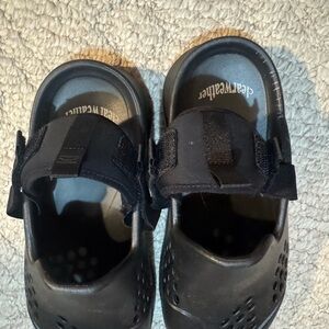 ClearWeather Men's Black Waterproof Slide-Sandal with Adjustable Strap